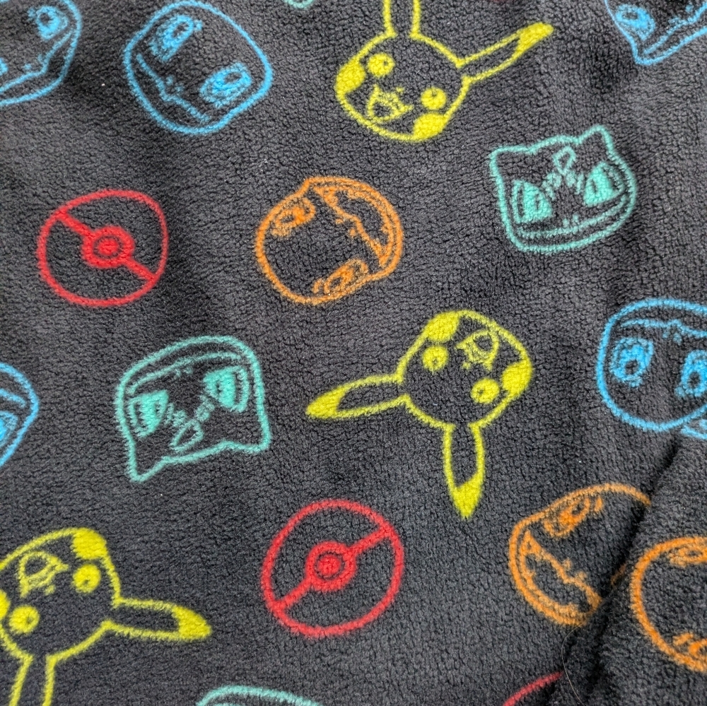Pokemon Black and Gray Kids Pajama Set